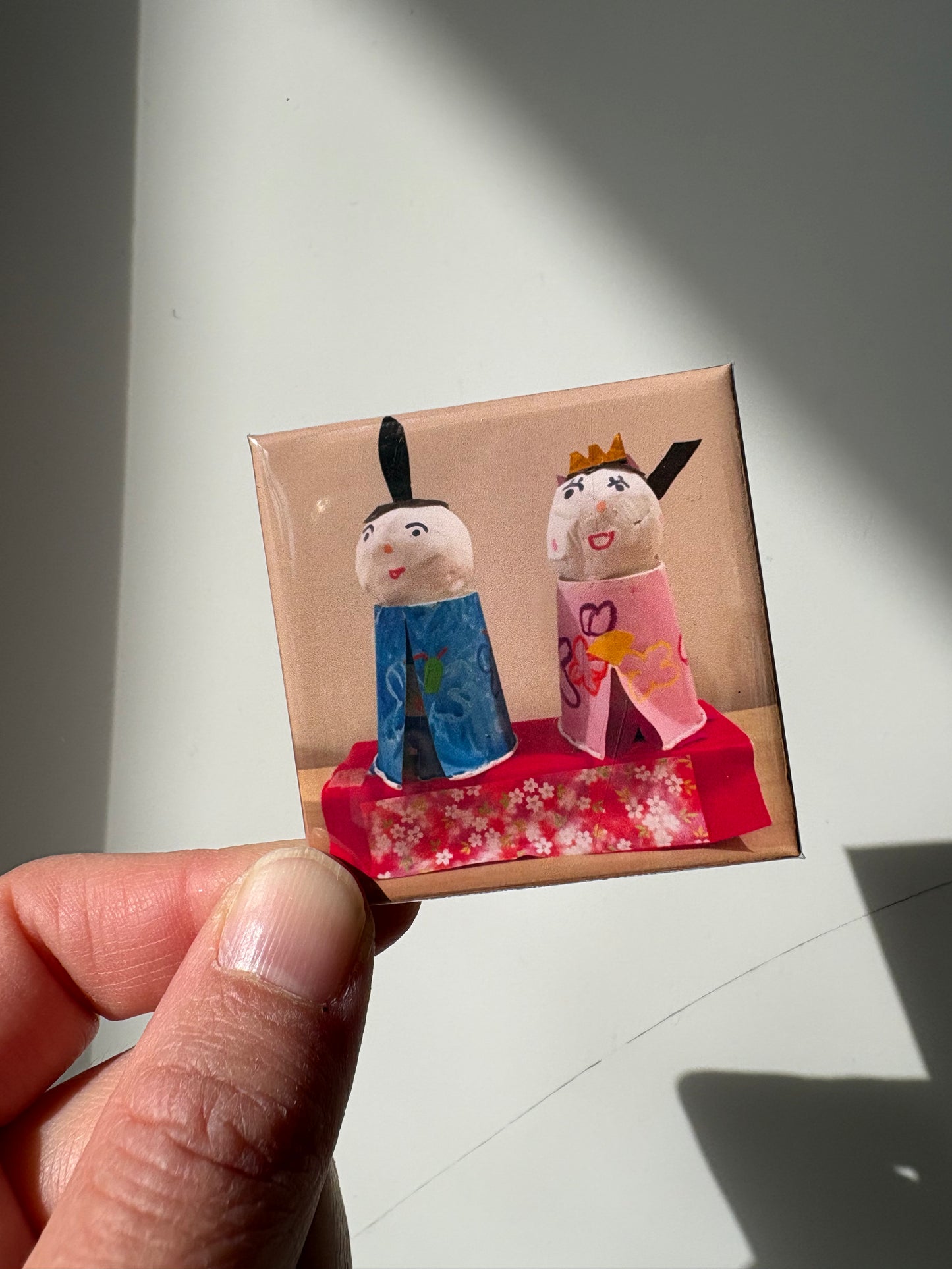 5cm x 5cm カスタムフォトマグネット　９個セット