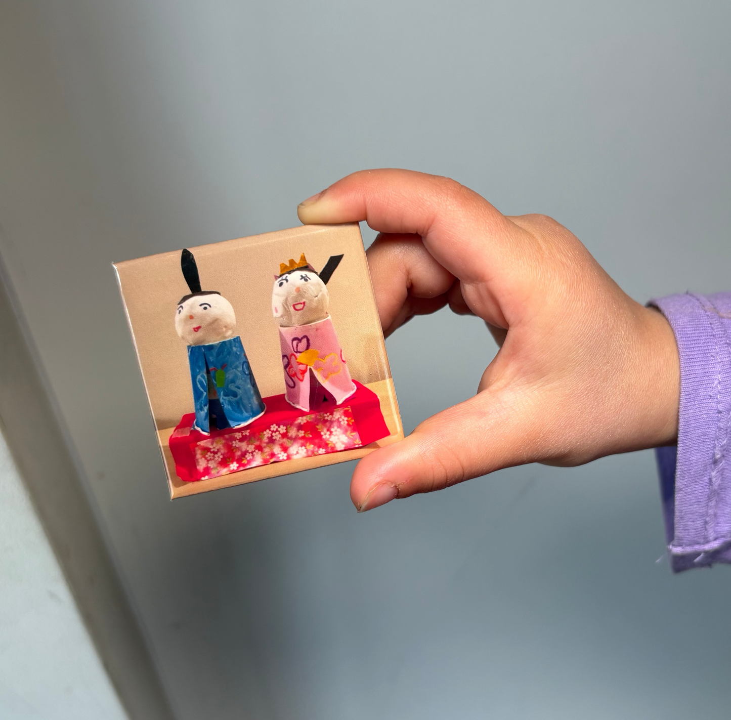 5cm x 5cm カスタムフォトマグネット　９個セット
